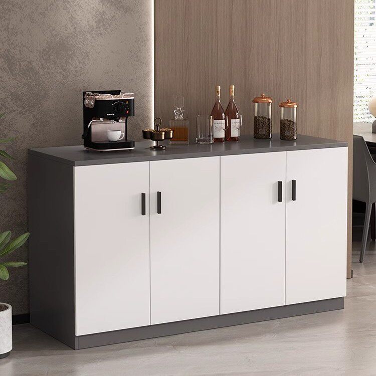 餐边柜靠墙一体茶水柜家用简易收纳储物柜子客厅酒柜咖啡机摆放台