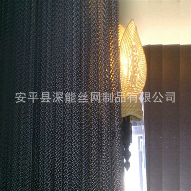 厂家定做 酒店装饰网帘 金属烤漆装饰网 多色喷涂金属装饰帘网