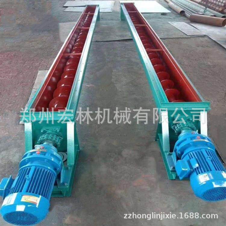 无轴螺旋给料机管式蛟龙螺旋输送机不锈钢无轴螺旋输送机