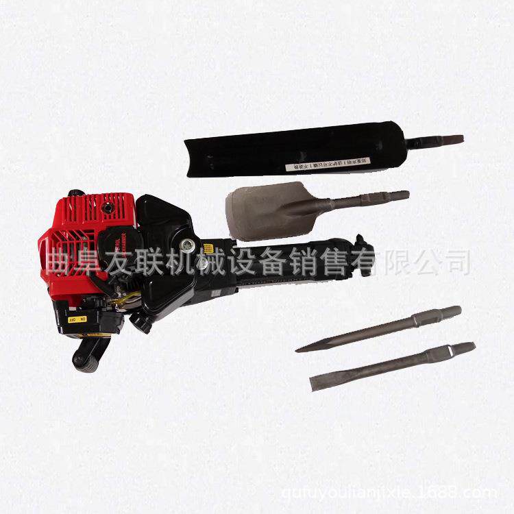 汽油手提式树木刨树机汽油路面破碎镐工程碎石冲击锤