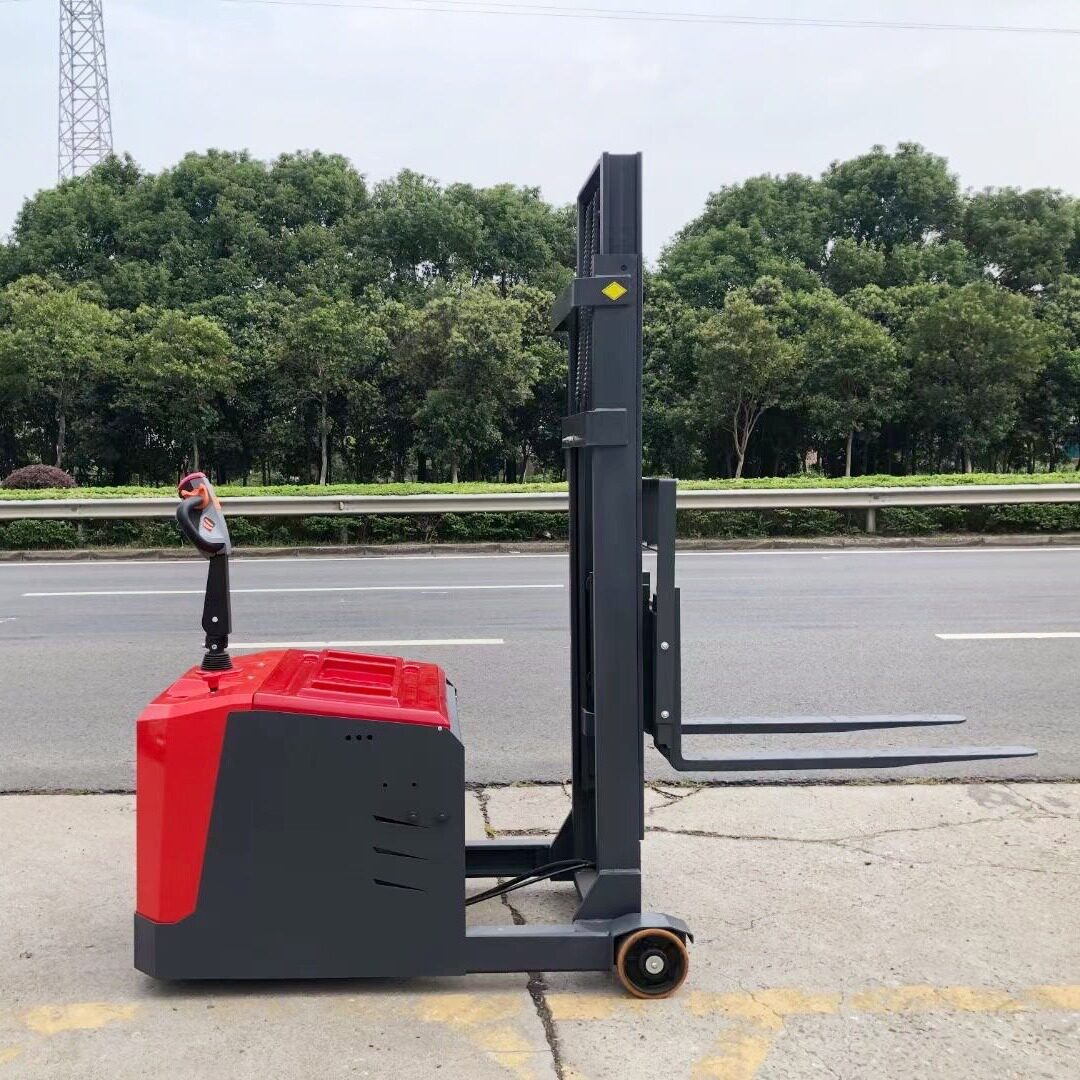 普尔夫CPD20站驾平衡重式堆高车锂电升降叉车1吨无支腿托盘堆垛车