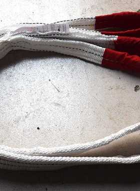 新款直销起重吊装带白色扁平吊带1t2t3t10t6米拖车工业起重吊带吊