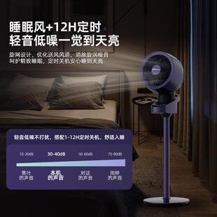 新款 直销新款 空气循环扇家用电风扇循环扇直流语音风扇智能涡轮对