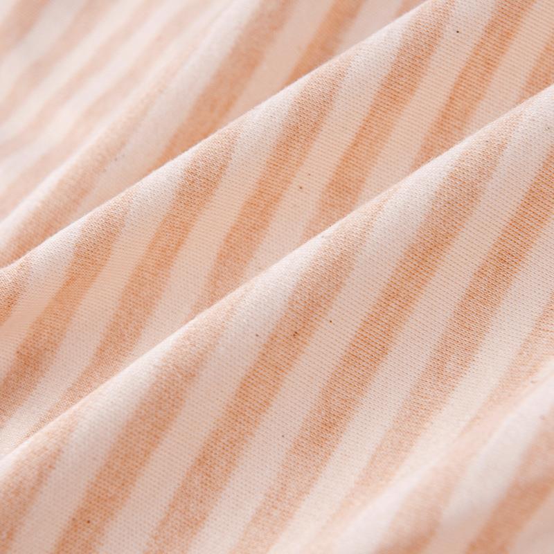 直销新款40s彩棉针织面料双面棉质面料婴儿内衣包被服装面料供应