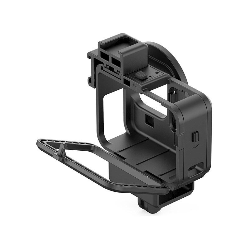 gopro10/9/8/7/6兔笼狗笼侧开充电外壳边框配件防摔保护套散热座