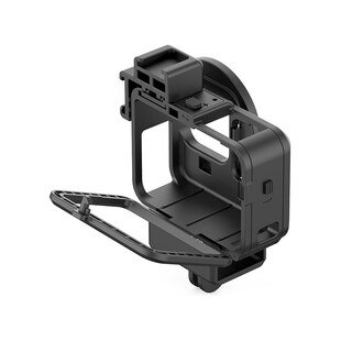 gopro10/9/8/7/6兔笼狗笼侧开充电外壳边框配件防摔保护套散热座