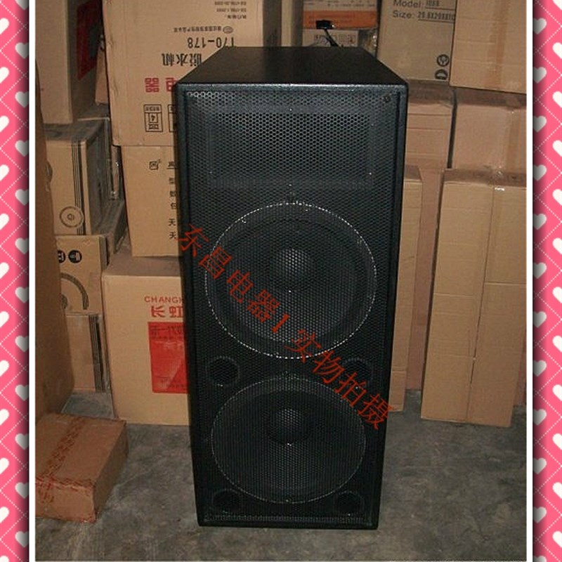 大功率 双15寸音箱 专业舞台音箱 双15寸专业音箱 梯形音箱 喷漆
