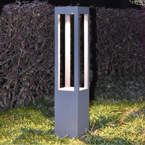 深灰色草坪灯户外防水景观灯矮路灯别墅庭院灯室外灯花园灯草地灯