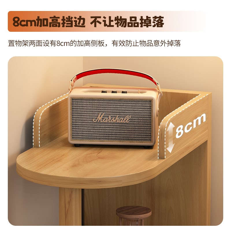 床头柜小型简约迷你超极窄夹缝柜2024新款床边置物架储物收纳柜子