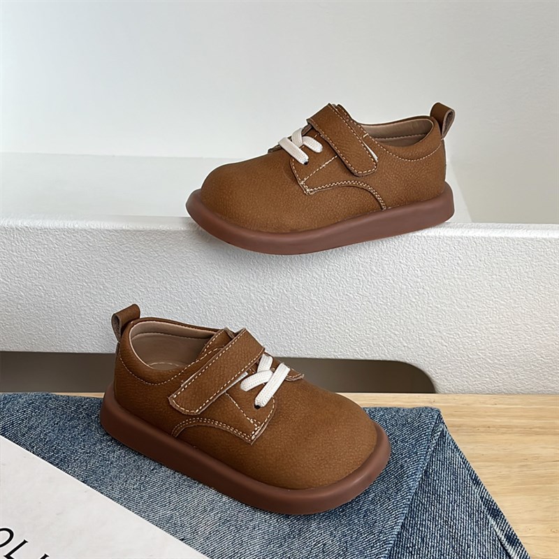 儿童鞋子男童小皮鞋春秋新款学生单鞋软底中小童英伦风学校演出鞋