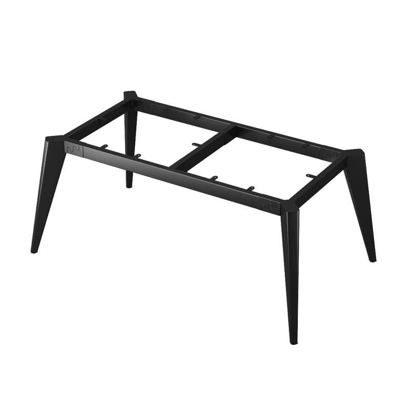 铁艺桌腿支架岩板桌架底座餐桌腿铁架架子书桌桌子腿金属桌脚定制