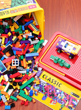 儿童积木小颗粒拼装玩具益智w拼插3-6周岁7男孩子8女孩拼图10