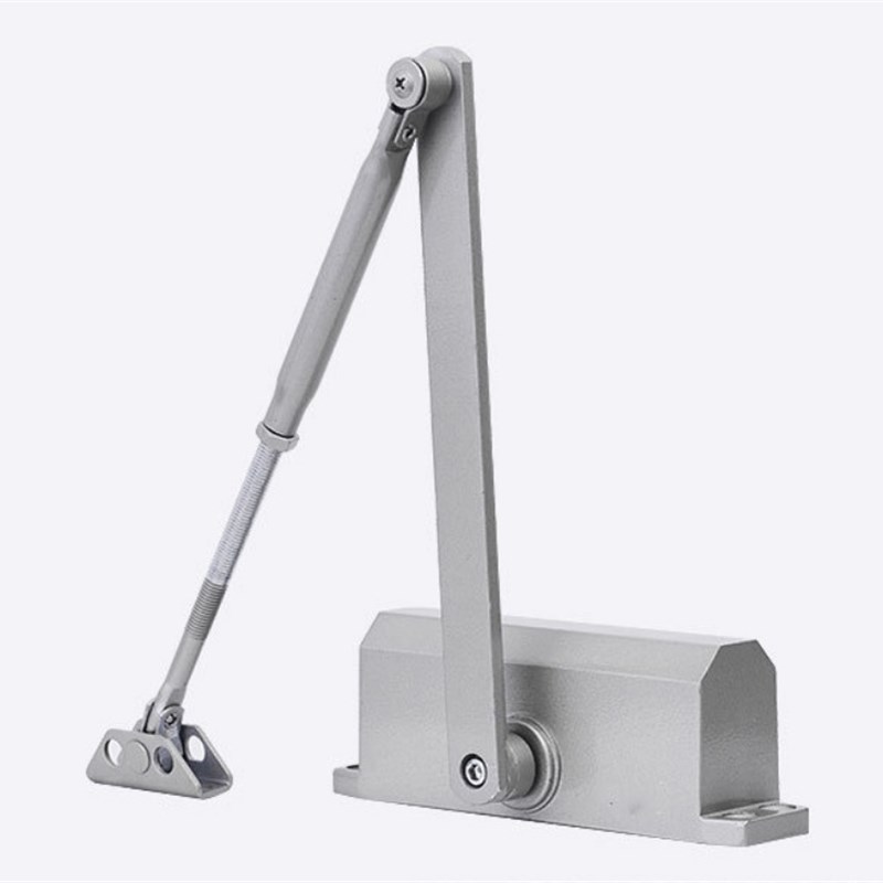 铁门自动闭门器侧装大铁艺门室外庭院关门装置缓冲无门框小区栅栏