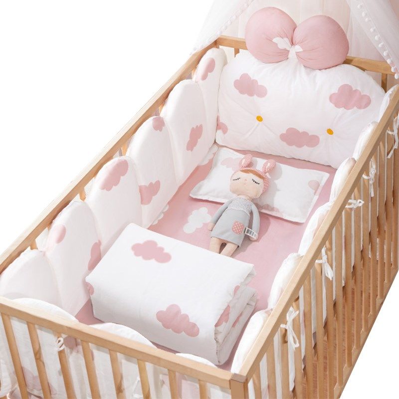 婴儿床围栏软包拼接床围挡布防撞条儿童宝宝护栏床头靠垫床上用品