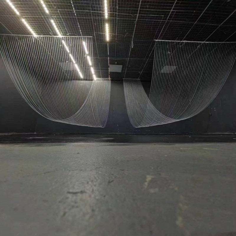 婚庆道具亚克力珠帘波浪挂件水波帘韩式婚礼堂背景行云流水吊顶