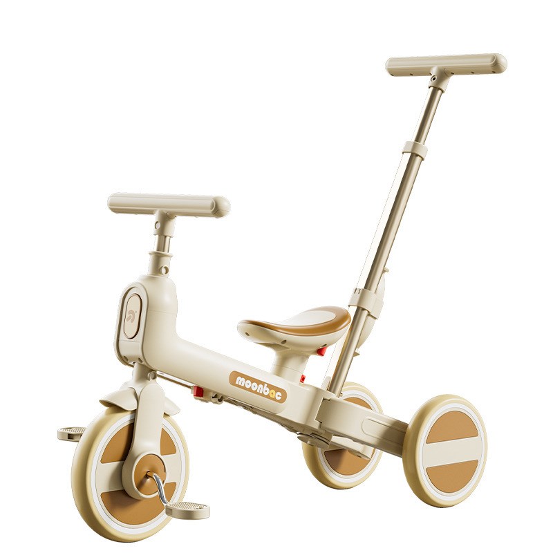 儿童三轮车手推车宝宝婴儿多功能三轮推车折叠轻便儿童平衡滑行车