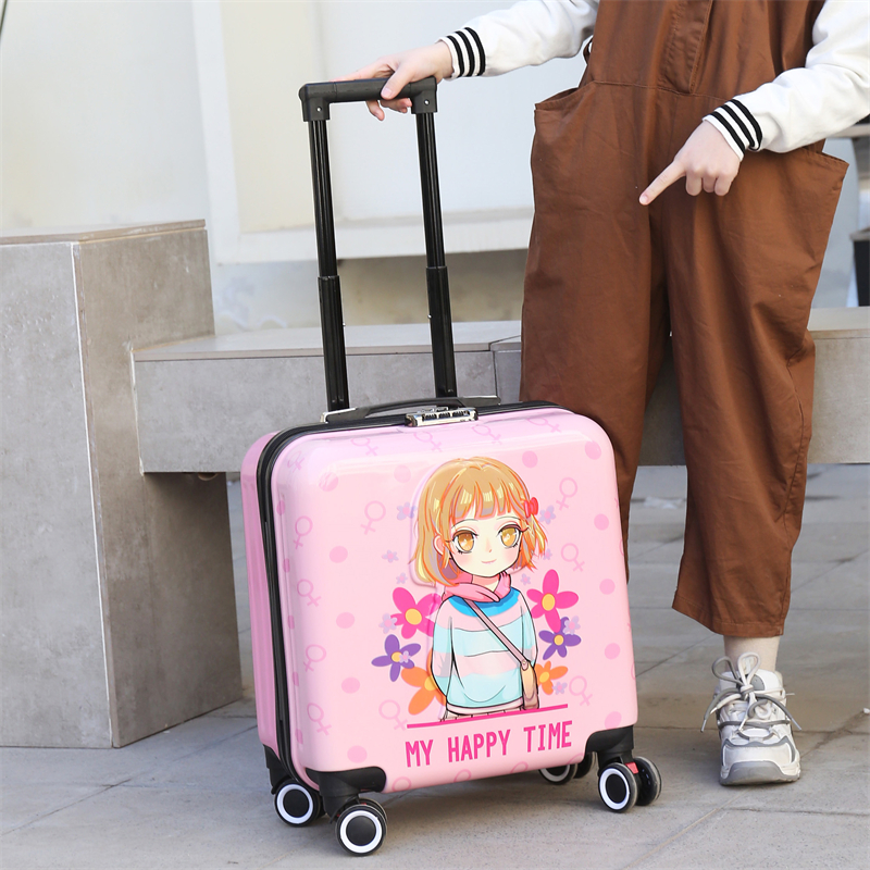 新款儿童拉杆箱男童女孩卡通20寸行李箱万向轮大容量旅行箱登机箱