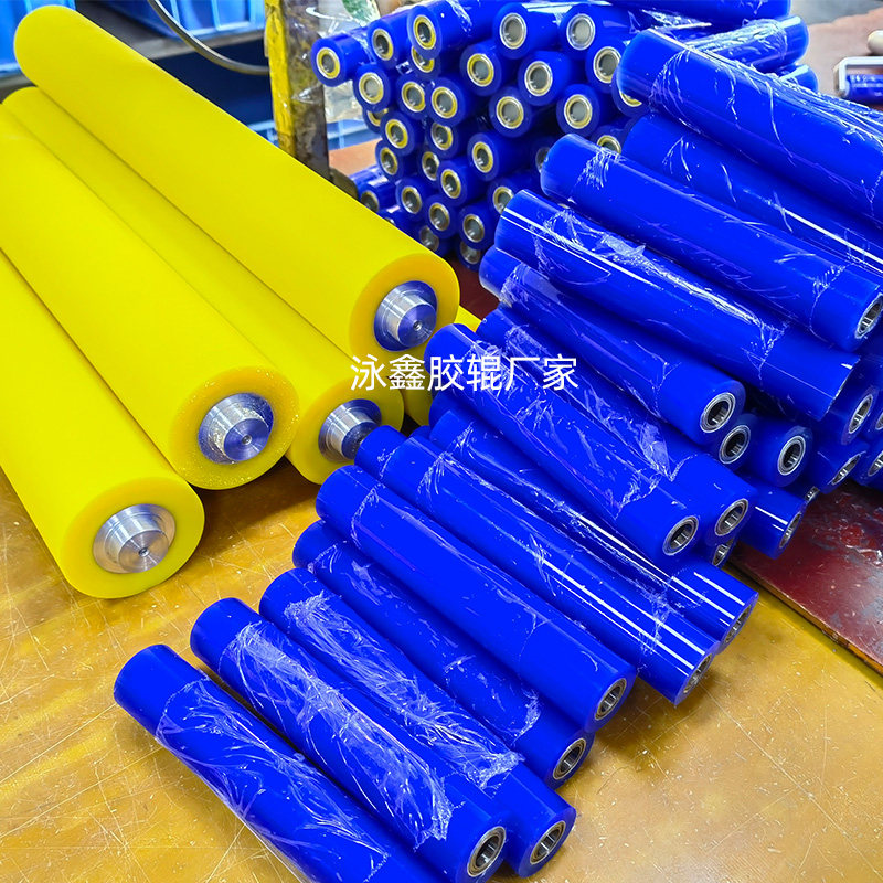 机用硅胶粘尘辊 静电除尘辊粘尘滚轮 高粘除尘滚筒覆膜滚轮可定做