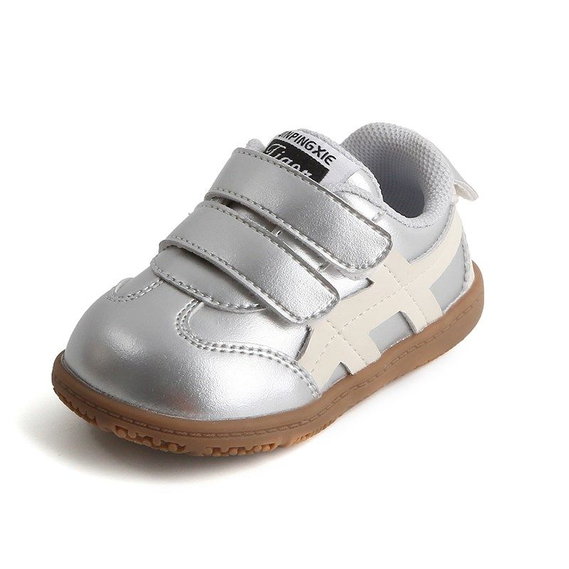 春秋季男宝宝软底学步鞋0-1一2岁女小童防滑时尚单鞋透气婴儿鞋子