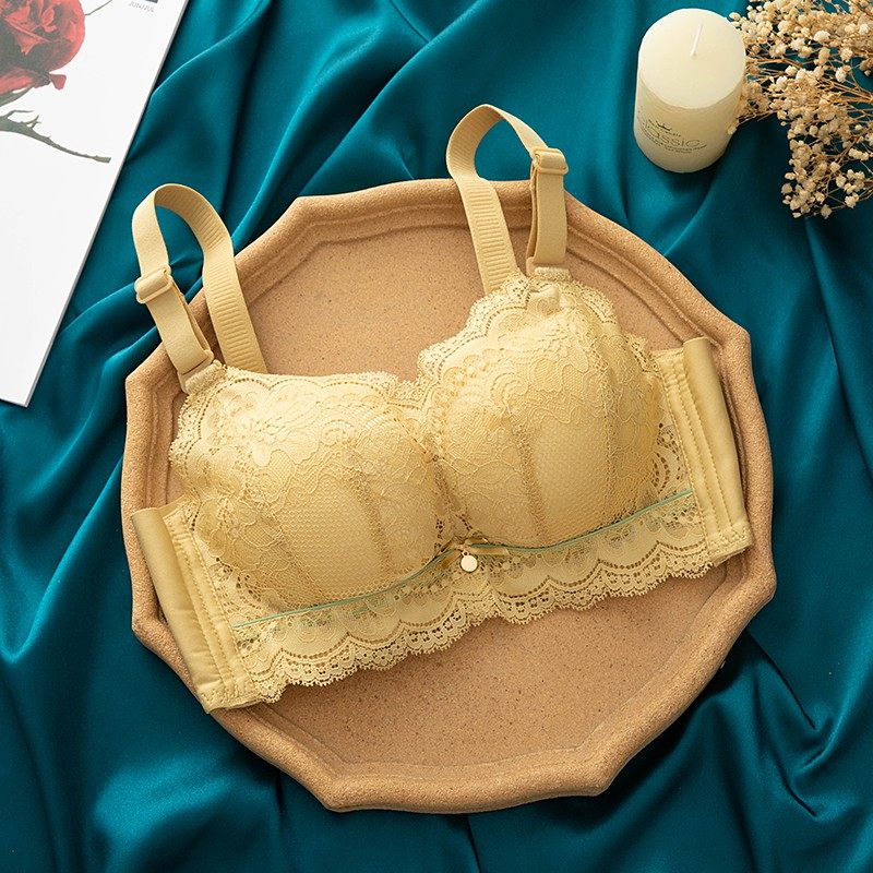 无钢圈超厚6CM聚拢加厚文胸调整型平胸A小胸罩专用内衣女显大上托