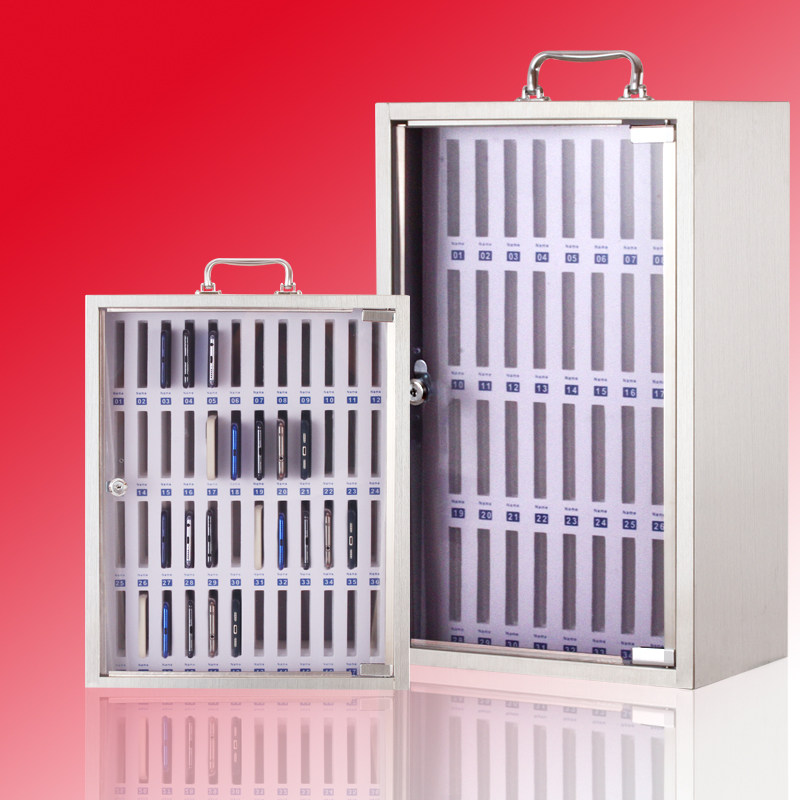 手机保管存放箱挂墙学生手机收纳箱员工会议存放盒透明带锁整理,商业/办公家具,寄存柜/快递柜,淘宝优惠券,粉丝福利购,淘宝优惠卷