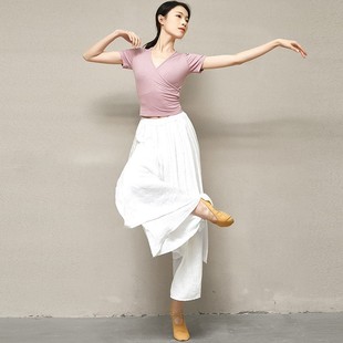 专业舞蹈服女成人系带古典拉丁舞服芭蕾现代舞教师艺考舞蹈服