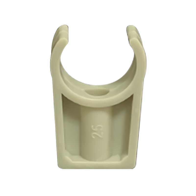 u型管卡pvc线管卡扣ppr水管固定夹平坐卡塑料管道支架卡箍离墙码