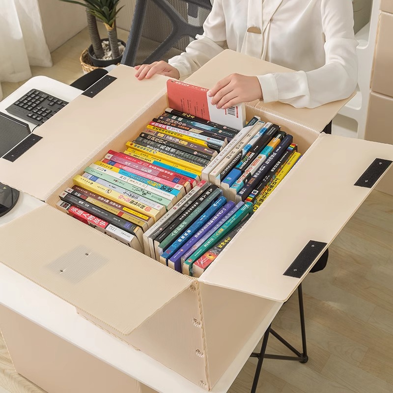 搬家纸箱塑料超大箱子收纳神器折叠防水加厚特硬瓦楞打包整理箱