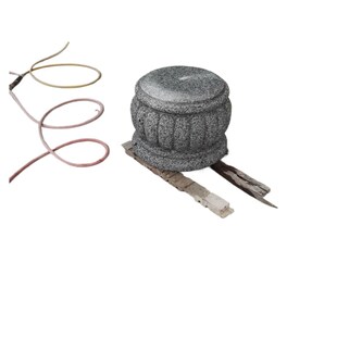 大理石柱墩底座石墩子垫基石柱脚石雕柱皮圆墩空心石柱础柱顶石