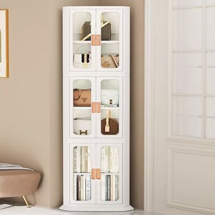 转角柜角柜三角形置物架客厅斜角柜收纳箱墙角柜转角卧室厨房边柜