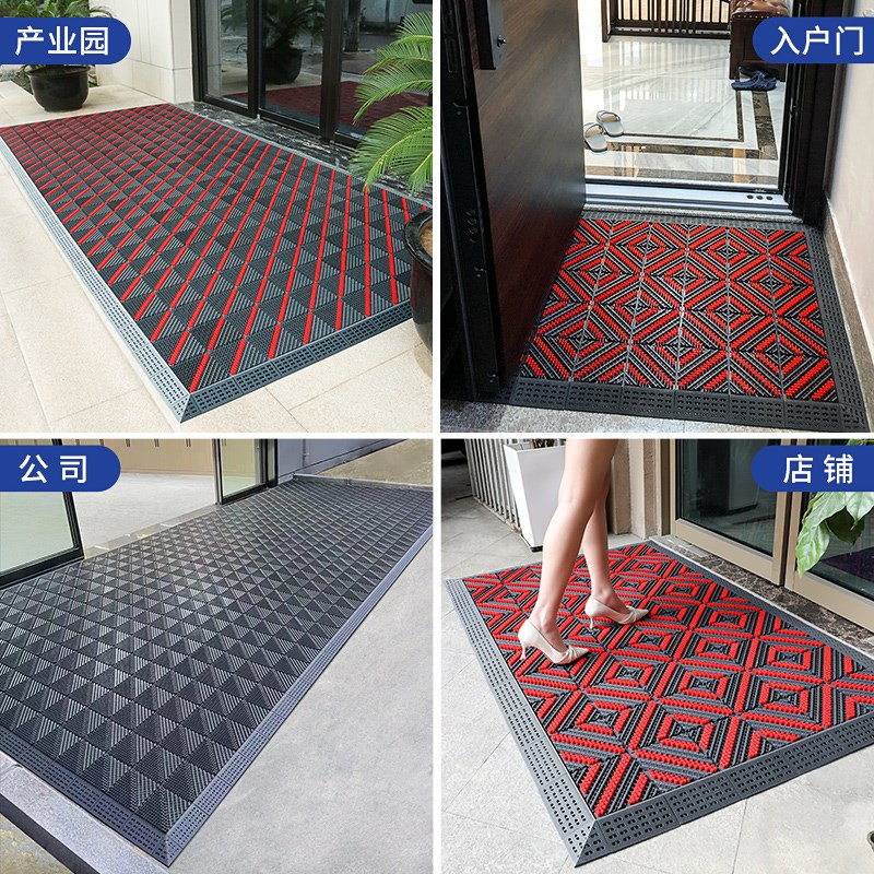 酒店防滑入户门垫店铺门口进门地垫室外大门防水脚垫户外商用地毯