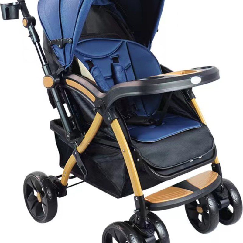 宝宝好C8婴儿推车可坐躺轻便折叠双向避震大空间新生儿高景观推车
