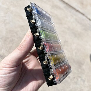 新款DIY18650免焊接电池盒可拼接12v单节串并联21700大电流带盖子