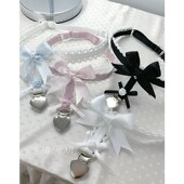 roji爱心捕手lolitau过膝袜夹蕾丝花边弹力腿环防下滑固定带可调