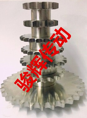 304材质不锈钢链轮4分08B10齿11 12 13 14 15 M16 17 18 19 -40齿