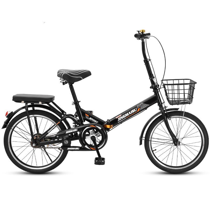 新款可折叠学生自行车女超轻便携小型单速免安装20寸男女成人单车