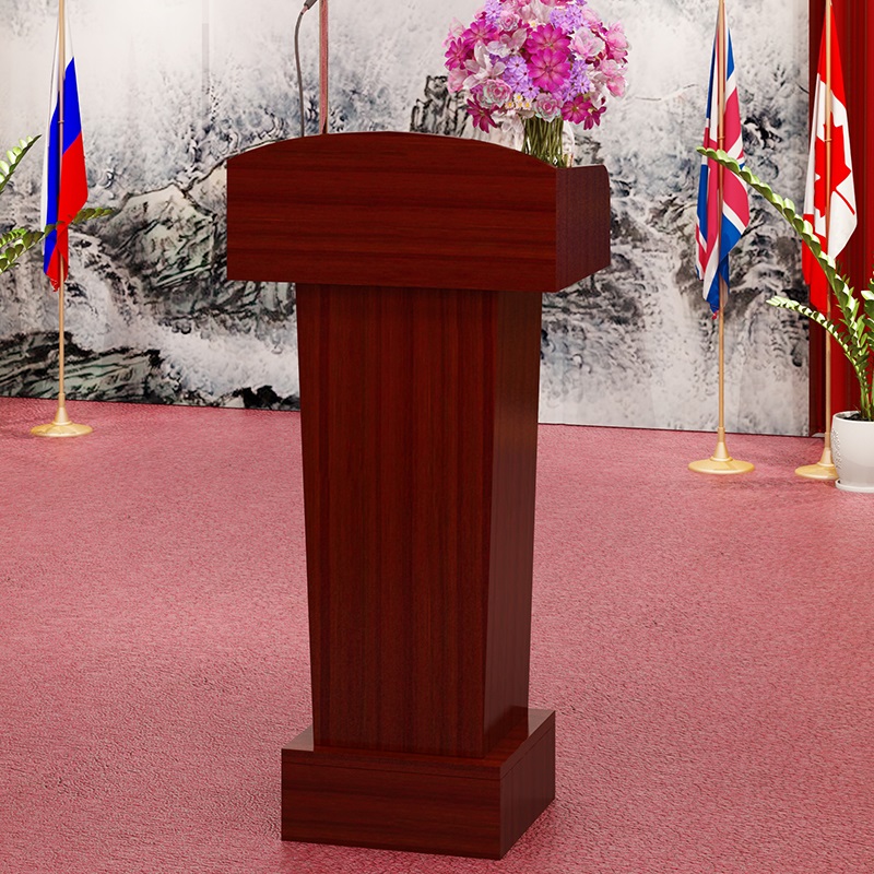 演讲台迎宾台接待台发言台咨客台讲台桌简约现代会议室教室讲台桌