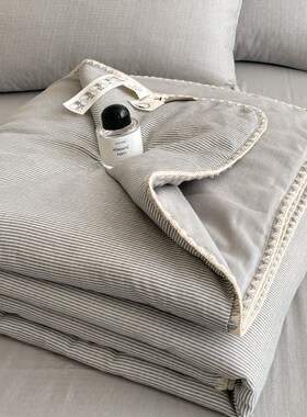 2025新款A类母婴q级全棉纯棉双层纱夏被夏凉被空调被四件套