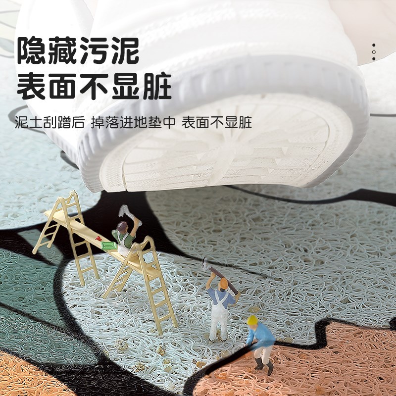 入户门地垫2024新款大门玄关家用门垫丝圈进门地毯门厅免打理脚垫