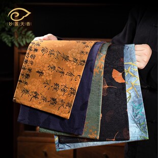 妙莲天香高端香h云纱干泡茶席布艺双面防水茶桌垫壶垫中式茶道配