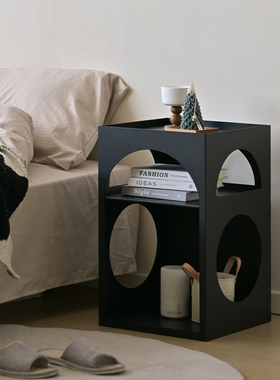 奶油风铁艺牀头柜迷你创意替代个性时尚网红款牀边柜小型替代品