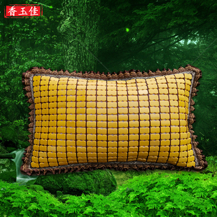 竹席枕头套 凉席枕套沙发腰靠凉爽双人单人儿童枕抱枕套子 竹枕套