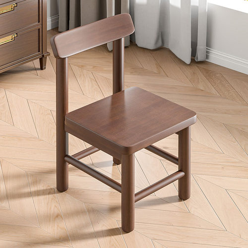 家用小椅子客厅实木靠背椅凳子创意儿童凳子幼儿园餐椅换鞋凳矮凳