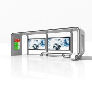 智能候车亭智慧公交站台电子站牌报站公交车站亭公交亭站台站牌厂