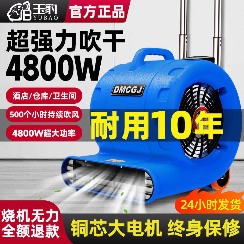 吹地机超大功率地面吹干 干机商用吹风机家用化妆室厕所强力除湿