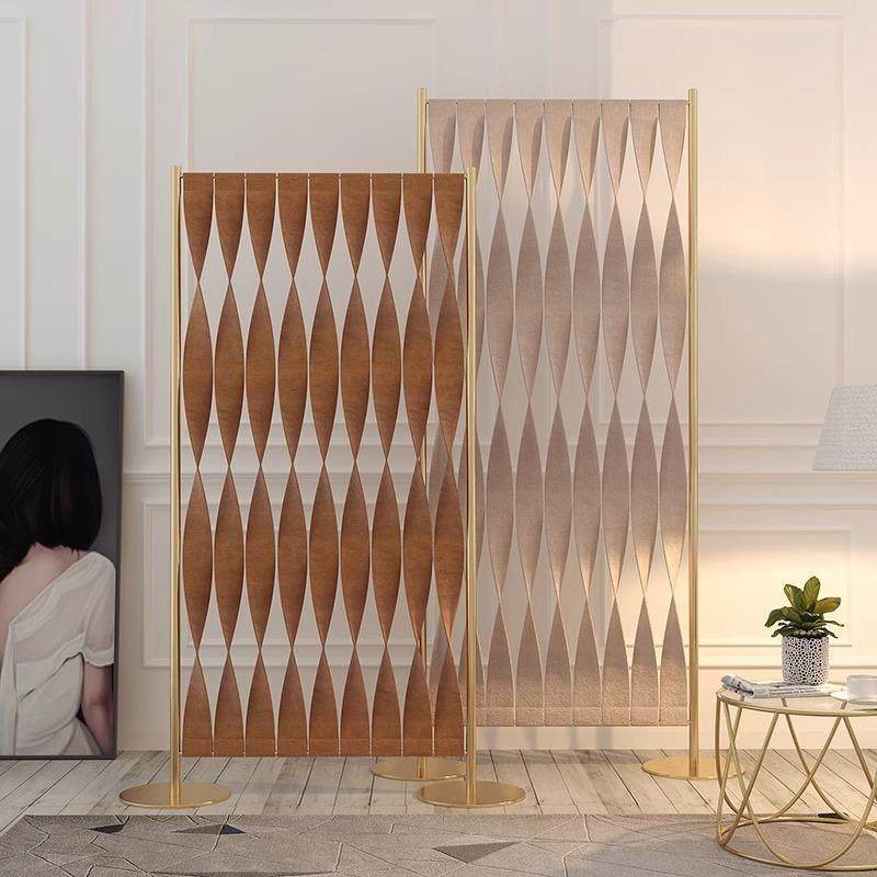 北欧铁艺屏风卧室客厅隔间毛毡装饰现代简约轻奢金属饭厅入户玄关,商业/办公家具,办公屏风/隔断,淘宝优惠券,粉丝福利购,淘宝优惠卷