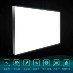 uv软膜天花透光led无边框卡布灯箱悬吊式天花板定做圆形双面六边