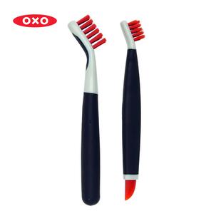 美国OXO缝隙顽垢清洁刷组 厨房灶台瓷砖清洁工具卫生间窗户缝隙刷