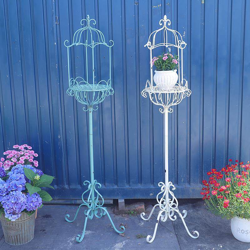 铁艺落地路引鸟笼花架直立落地鸟笼风灯花器花园庭院装饰品高款,鲜花速递/花卉仿真/绿植园艺,花架,淘宝优惠券,粉丝福利购,淘宝优惠卷