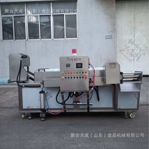 香蕉片油炸流水线果蔬脆连续油炸机油条花生米小型油炸流水线设备
